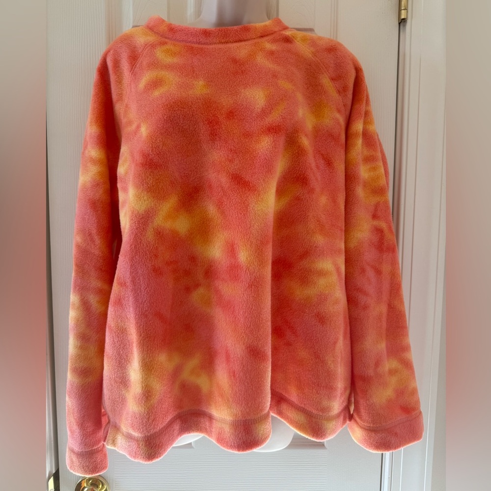 Vibrant Orange Sherbet Soft Fleece